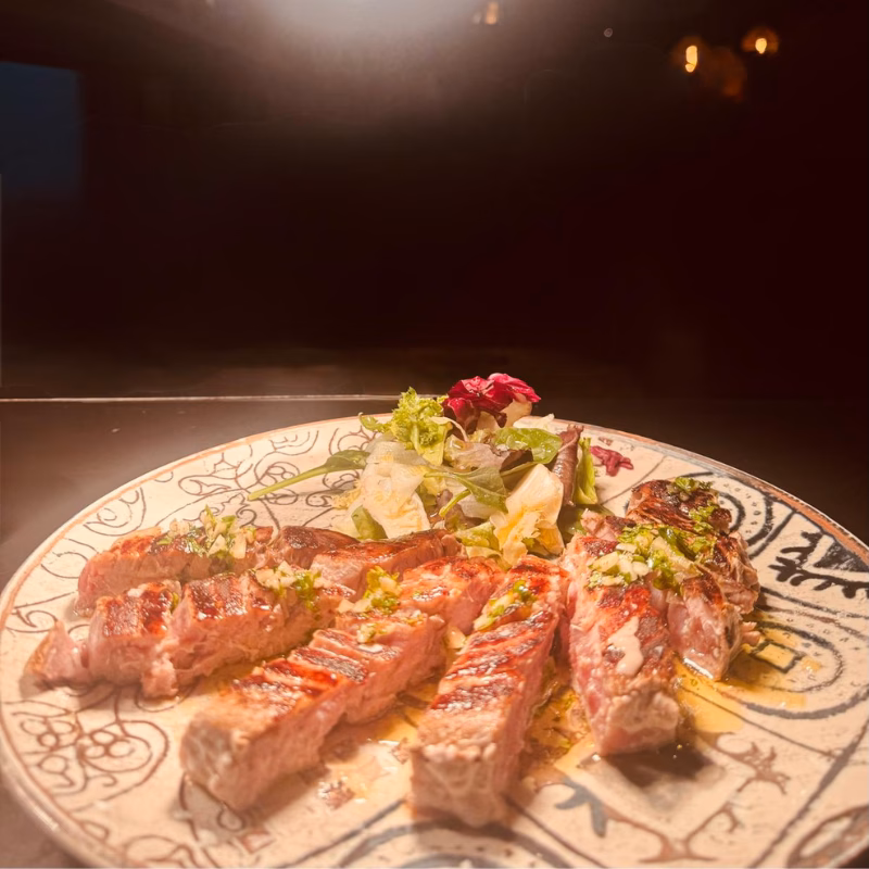 Lomo de atún a la brasa