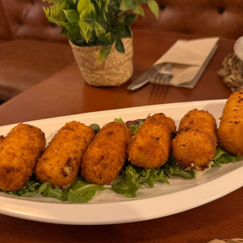 Croquetas caseras de jamón ibérico